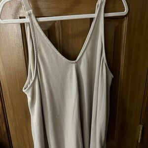 Wishlist Greenish Cream Tank Top